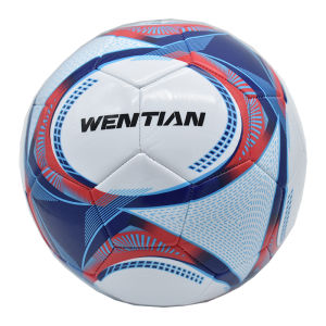 Size 5 Official Soccer Ball PU Leather Classic Design Wear-Resistant Outdoor Sports Football for Team Wear