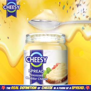 CHEESY Cheese Spread 240gr - Selai Keju Untuk Olesan & Isian Roti