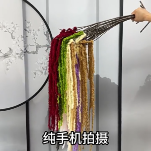 (1 bunch) Artificial wisteria-amaranth vine | Soft-textured hanging garland suitable for weddings parties home decor gardens and outdoor wall decoration