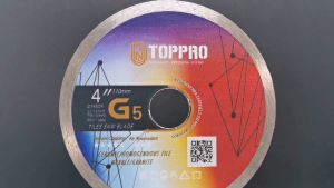 TOPPRO 4/110mm - G5 Diamond Saw Blade - Wet & Dry