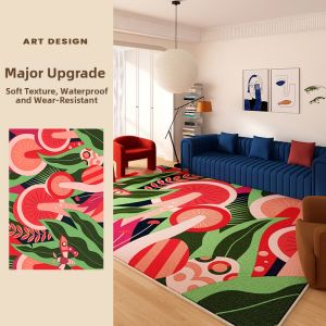 ZHIBAIJIA | Dopamine Colorful Creative Washable Waterproof Carpet