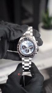 Jam Tangan Pria Seiko Prospex Chronograph SSC935P1 Speedtimer Blue Dial Silver Stainless Steel Band