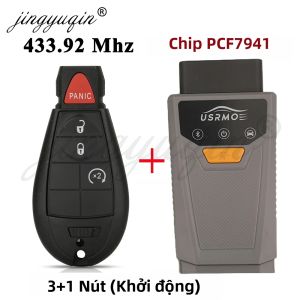 Chìa Khóa Điều Khiển Từ Xa Tương Thích Với Thiết Bị OBD 7941 M3N5WY783X Dành Cho Xe Chrysler Town & Country Dodge Charger Caravan Challenger Journey RAM Jeep Grand Cherokee Chất Liệu Kim Loại ABS