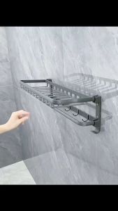 ICHINOVA Bathroom Organizer Rack Towel Rack Towel Holder Corner Shelf Stainless Corner Rack