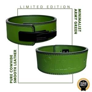 POWERLIFTING LEVER GYM BELT HIGH QUALITY 100% Suede Cowhide Leather Lever Belt by SIKAN ACTIVEGEAR