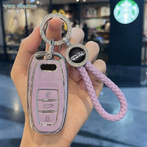 New TPU Car Remote Smart Key Cover Case Shell for Audi A1 A3 A4 A5 A6 A7 A8 Quattro Q3 Q5 Q7 2009-2015 Accessories