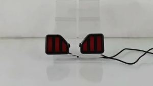 ROMADA | 2 PCS For Jeep Wrangler JL US version 2018 - 2023 Car Rear Fog Light Bumper Brake Light Reflector turn Signal
