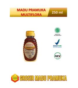 Madu Pramuka Multiflora 250ml - Madu Murni dari berbagai Nectar Flora