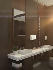 Wall-mounted Bathroom Tissue Dispenser Tissue Box Holder for Multifold Paper Towels