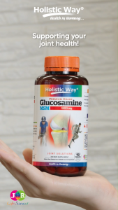 [Bundle of 3] Holistic Way Glucosamine 1500mg + MSM – Supports Joint Mobility Rebuilds Cartilage & Reduces Stiffness — Vegan (90 Capsules per bottle)