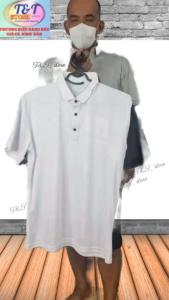 Áo Thun Nam Có Cổ Thể Thao AH1 Thun Lạnh Poly Co Giãn 4 Chiều ép vân cao cấp T&T_store08