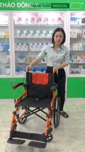 Xe lăn du lịch Lucass X-61B bánh lớn nặng 105kg mang lên máy bay tiện dụng