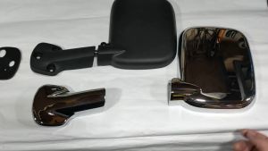 J01S02 REAR BONNET MIRROR CHROME COVER TOYOTA HIACE KDH200 VAN