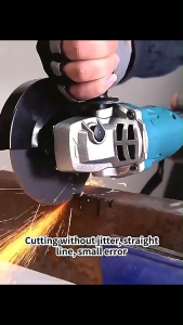 MAKITA 4-Inch Corded Angle Grinder 1500W High-Speed 18000r/min with 4pcs Grinding Discs and Accessories Lightweight and Durable for Metal/Concrete