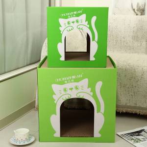 TILAIEN | All-Season Closed Integrated Cat Scratcher and Bed