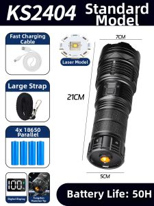 High Beam Zoom Flashlight