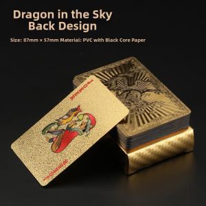 TAFUMAN | Gold Foil Waterproof Durable Poker Cards