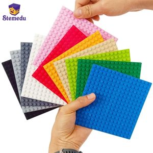 16x16 Chấm Bi Đế Khối Xây Dựng Cổ Điển Tấm Đế Tương Thích Với LEDuo Gạch Cho Đồ Chơi Tự Làm Nhân Vật Thành Phố Lắp Ráp Quà Tặng Trẻ Em