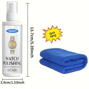 Bộ Dụng Cụ Làm Sạch Trang Sức Cho Bạc Và Vàng - Chất Đánh Bóng Cho Dây Đồng Hồ Dây Chuyền Bông Tai - Bộ Dụng Cụ Chăm Sóc Trang Sức