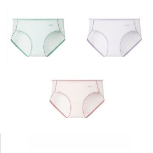MiiOW | กางเกงชั้นในทรงสามเหลี่ยมผ้าโมดอลสำหรับผู้หญิง ระบายอากาศได้ดี ป้องกันแบคทีเรีย ไร้ตะเข็บ ทรงเอวสูง ผลิตจากผ้าฝ้ายแท้ 2025 รุ่นใหม่