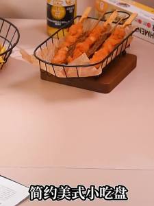 American Fries Basket Round French Fries Holder Fried Food Tray Burger Plate Fries Plate