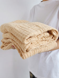 ผ้าสาลูผ้าฝ้ายหลากสีหกชั้นผ้าซับน้ำลายสำหรับทารกผ้าเช็ดตัวสำหรับทารกผ้าห่อตัวผ้าฝ้ายล้วนดูดซับน้ำได้นุ่มพิเศษแบบ A ไม่ย้อมสี