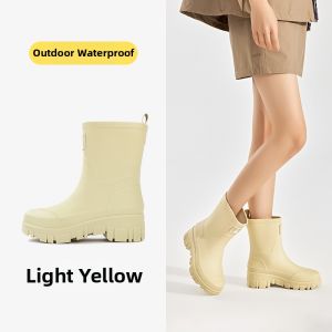 U·B·Z | Womens Platform Waterproof Rain Boots Anti-slip Wear-resistant