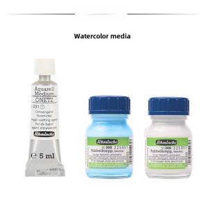 Shi Mingke White Liquid German Import Watercolor Medium Solid Ox Gall Art Masking Fluid Liquid Gum Arabic