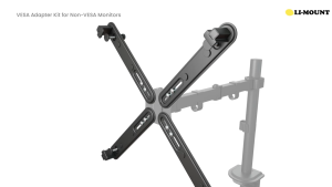 LI-MOUNT XMA-11 Monitor VESA Adapter 17-32 inch XMA11 Bracket Mount Holder for non vesa large screen
