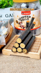Mr.Squirrel 3 IN 1 Pork floss Seaweed Rolls 230g Ready to Eat Healthy Snacks