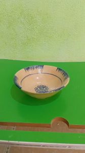 Combo 5 tô gốm phết xanh nhỏ 14 cm