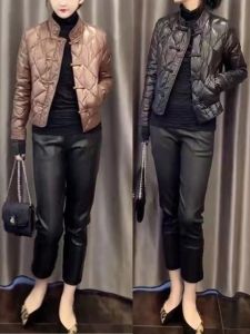 Slimming Effectiveness Autumn Winter New Arrival plus Size Cotton Jacket Short Lightweight Chinese Style Womens Outerwear