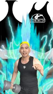 Singlet Tanktop Fitness Boxer Tinju MMA Boxing Musclefit