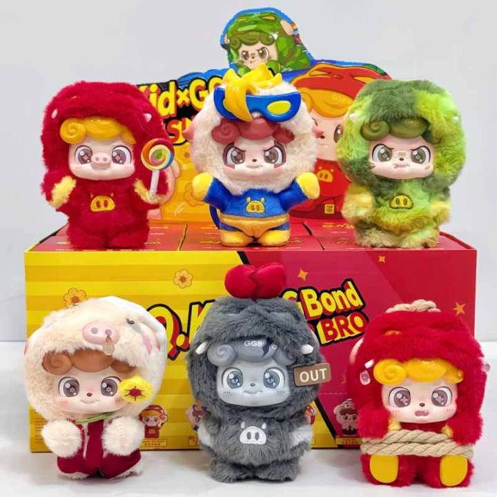 Búp Bê Vinyl Jotoys Q Kid X GG Bond Super Bro Series Blind Box