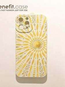 Summer Gold Sun Angel Full Cover Protection Phone Case for  17Air 16Promax 15 14 XSMax 13Pro XR Women 12Mini 11Pro 7 8Plus