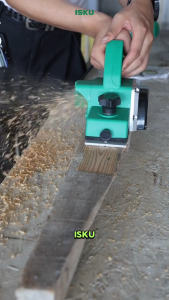 Isku 450w Planer Listrik Mesin Atur kombinasi Mesin Gerinda tangan 500W Memotong Kayu Mesin Ketam Kayu