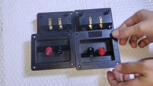 Trạm Kẹp Loa Cầu Đấu Dây Loa kt 90x82 mm. Các Loại Chuyên Dụng chất lượng cao. giá 1 cái.