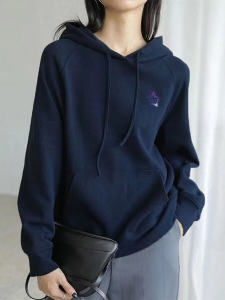 High Cotton K-style Plus Size Outwear Women's Loose Pullover Hooded Sweatshirt: A New Arrival for Autumn and Winter