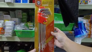 Kunci L Hex Ballpoint Panda 9pcs