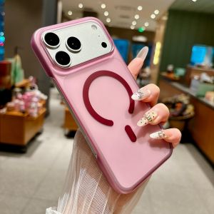 szhaiyu | Ultra Thin Frameless Phone Case for IPhone 18 17 Pro Max Air 13 14 15 16 17 18 Pro for Magsefa Magnetic Matte Protection Cover