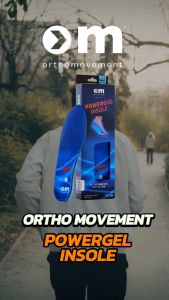 แผ่นรองพื้นรองเท้าเพื่อสุขภาพ Ortho Movement POWERGEL INSOLE recovery