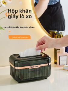 Hộp Đựng Khăn Giấy Trong Suốt Sang Trọng Giản Dị Sáng Tạo Dễ Thương Phòng Khách Nhà Hàng Hộp Đựng Khăn Giấy Nhựa Hình Chữ Nhật