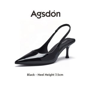 Agsdon | Summer New Design French Pointed Toe Pumps High Heel Sandals