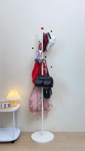 ราวเเขวนผ้า ราวทรงกิ่งไม้ ที่แขวนหมวก แขวนเสื้อผ้า สำหรับกระเป๋า หมวก ราวมินิมอล โครงเหล็ก ฐานไม้ แข็งแรง ประหยัดพื้นที่ พร้อมส่ง AD