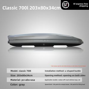 XINYUN | Slim Large Capacity Roof Top Storage Box
