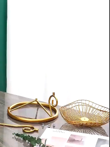 Uliekhy 3 Layers Fruit Basket Metal Fruit Stand Lotus Leaf Fruit Bowl Fruit Tray For Table Decorativ