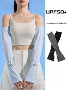 MiiOW | Tay lụa băng thời trang MiiOW mùa hè 2025 chống tia UV ngoài trời dài bảo vệ bàn tay mát mẻ chống nắng