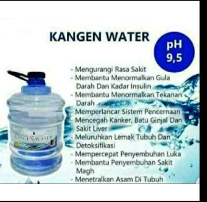 air kangen water liter Air Kangen Untuk Kesehatan Lazada