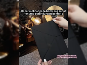 Case For Redmi Pad SE 11" / Pro 12.1" / Poco Pad Pro 12.1 with Pen Holder Transparan Akrilik Magnetic Smart Casing