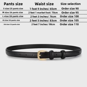 JIFANPAUL | Ladies Belt Fashion Black